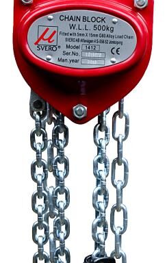 SNABBLYFTBLOCK 250-10000 KG